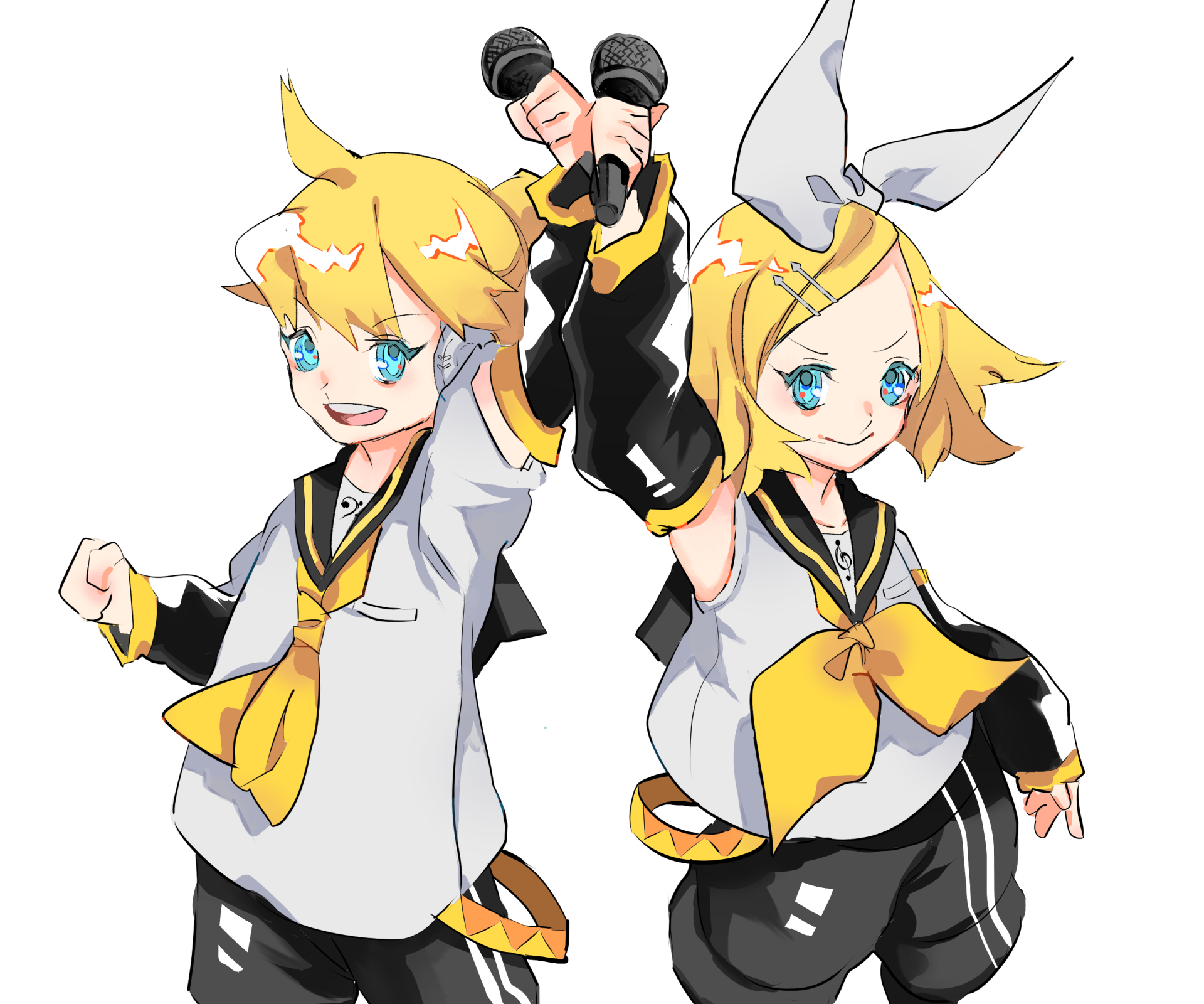 Download Rin Kagamine Len Kagamine Anime Vocaloid HD Wallpaper