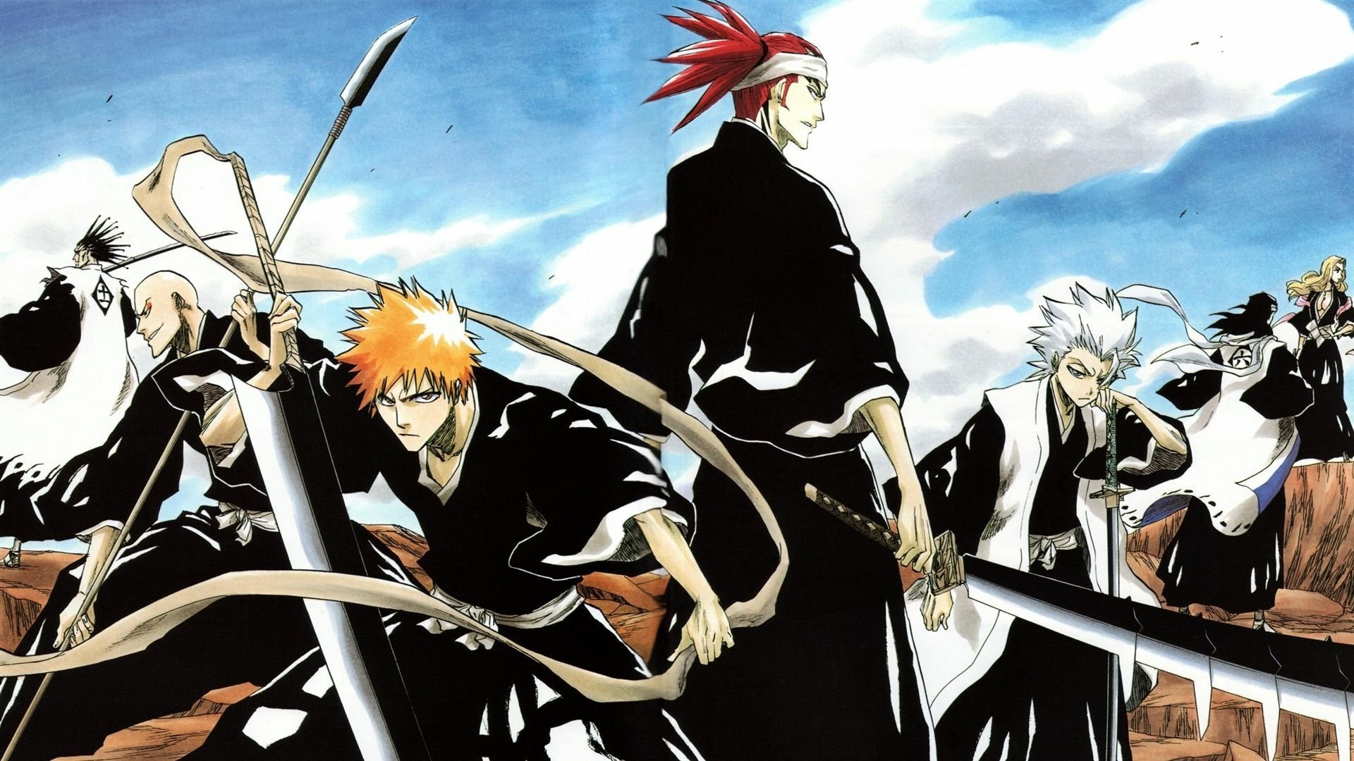 Download Ichigo Kurosaki Renji Abarai Tōshirō Hitsugaya Byakuya Kuchiki ...