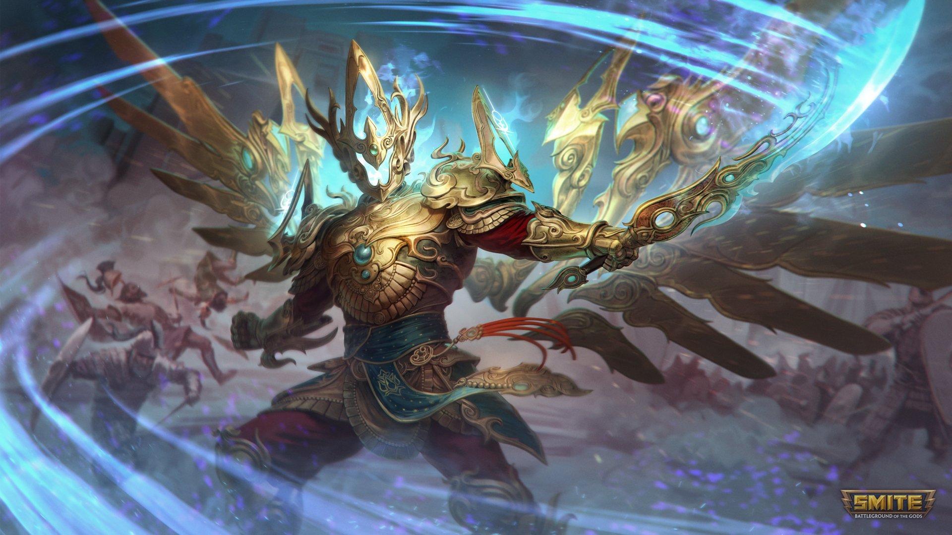 Download Gilgamesh (Smite) Video Game Smite 4k Ultra HD Wallpaper
