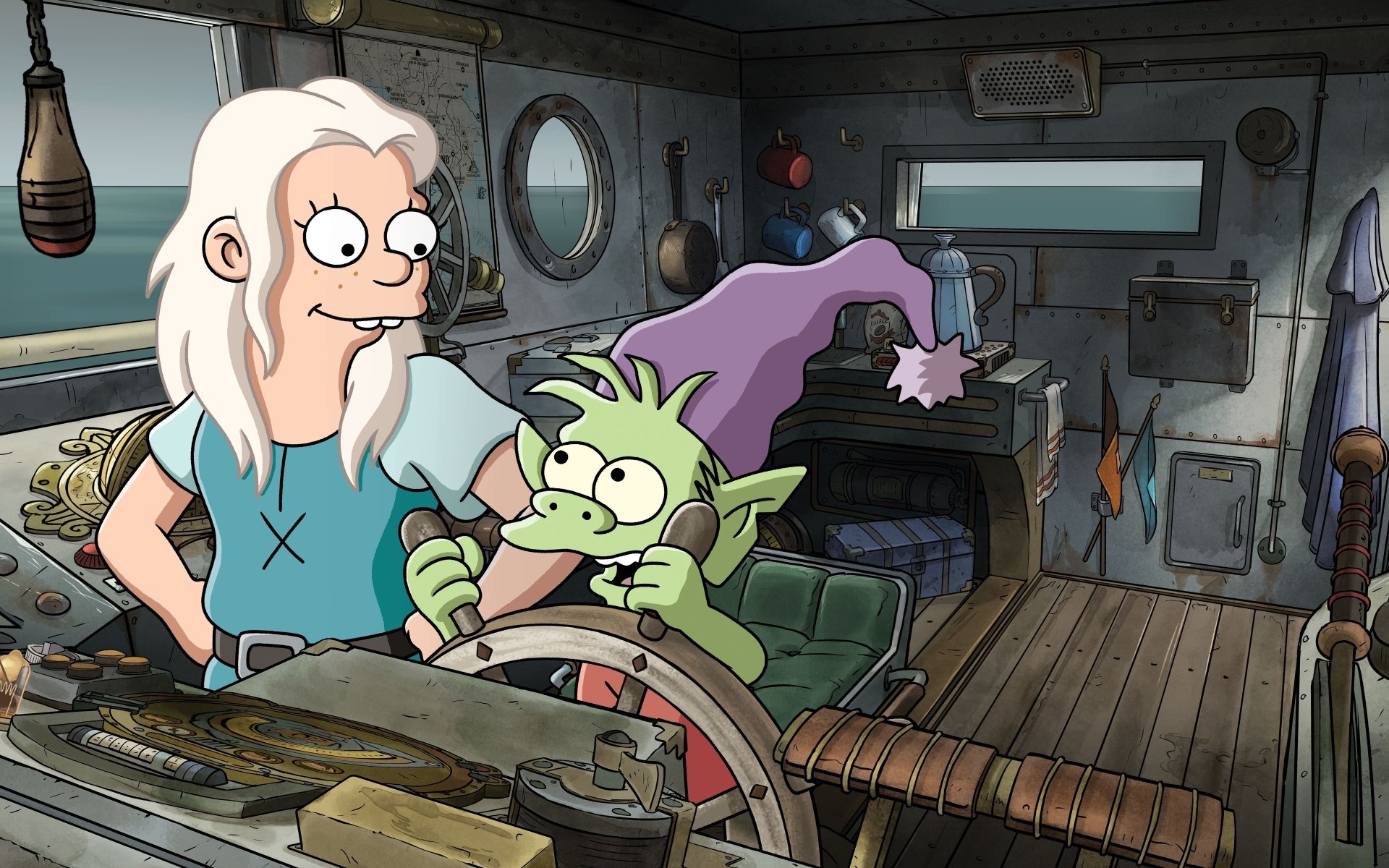 Download Bean (Disenchantment) Elfo (Disenchantment) TV Show Disenchantment 4k Ultra HD Wallpaper