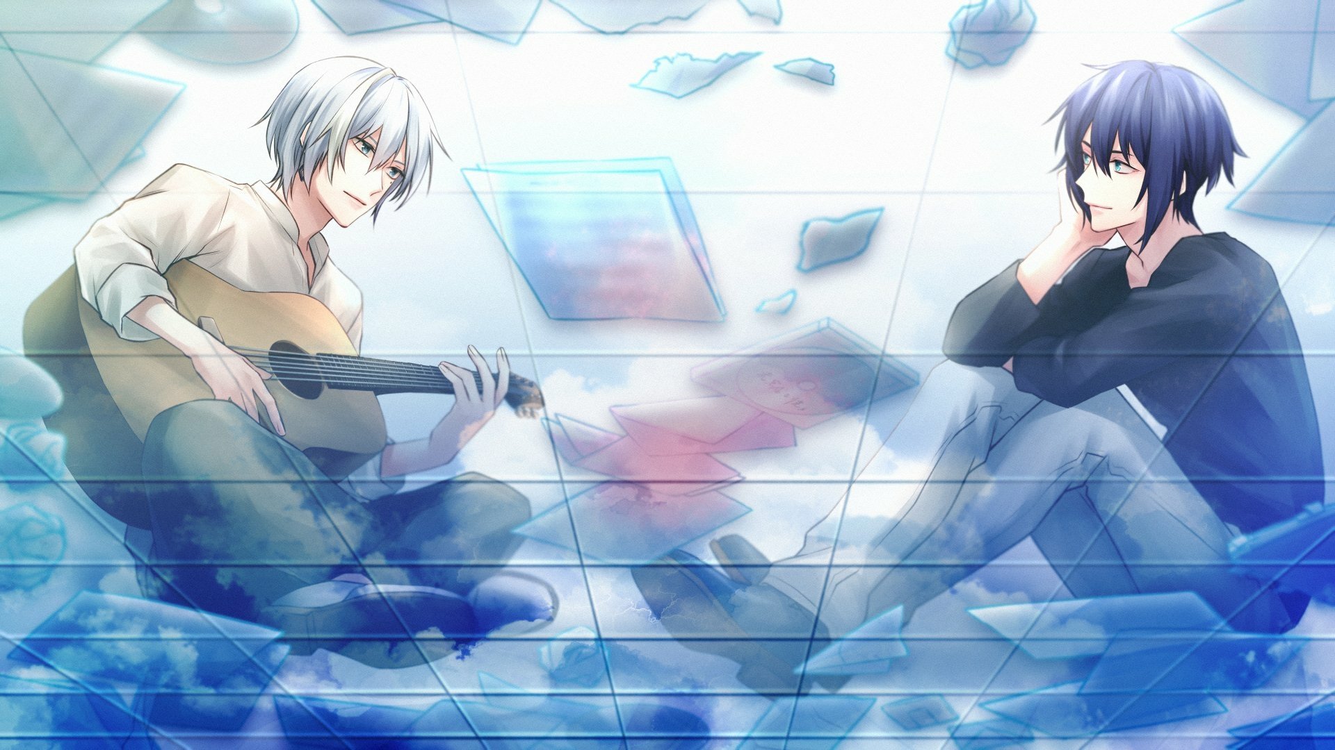 Download Guitar Yuki (IDOLiSH7) Banri Ogami Anime IDOLiSH7 HD Wallpaper