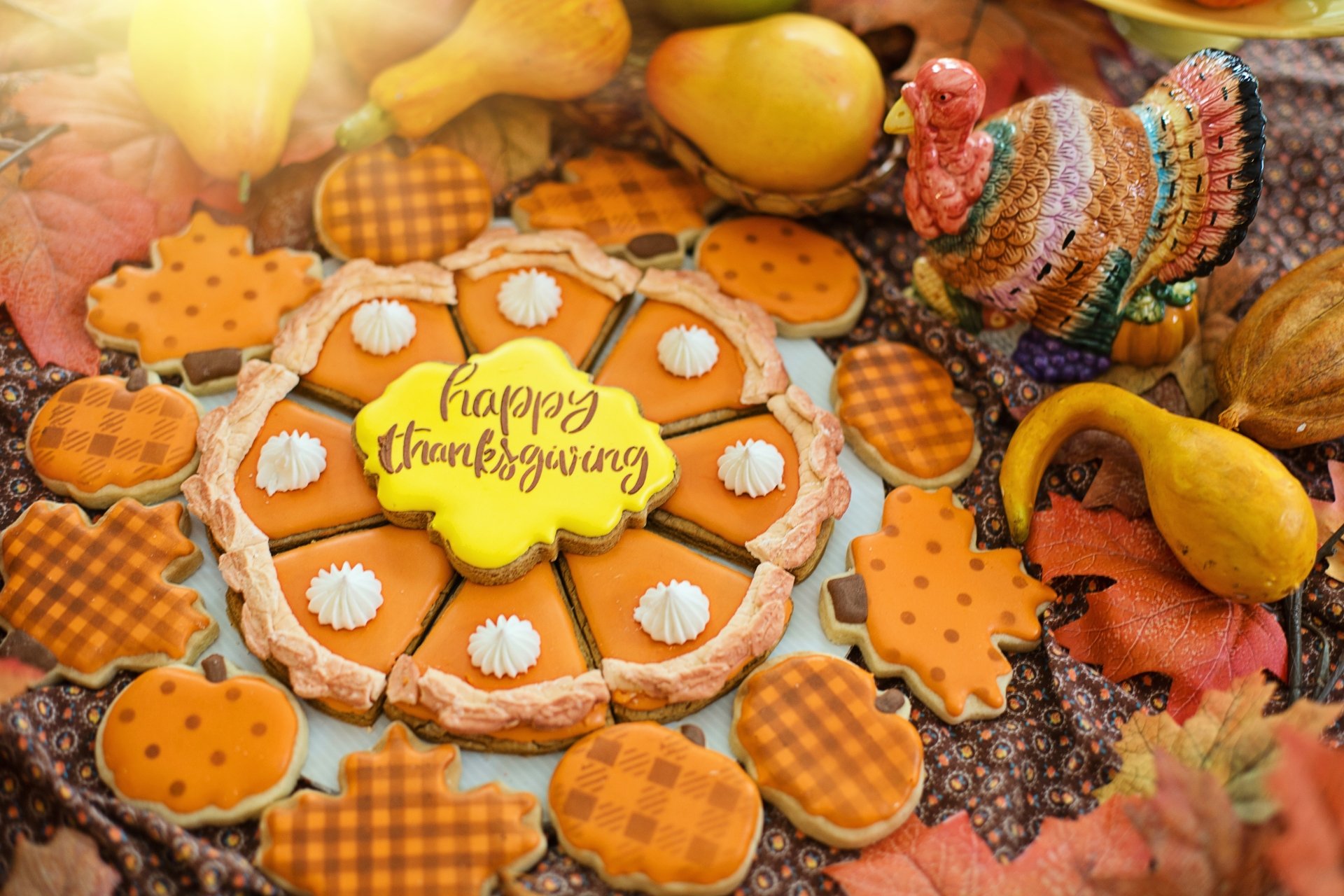 Download Thanksgiving Cookie Food Pie 4k Ultra HD Wallpaper