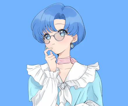 Sailor Mercury Ami Mizuno Anime Sailor Moon Eternal HD Desktop Wallpaper | Background Image