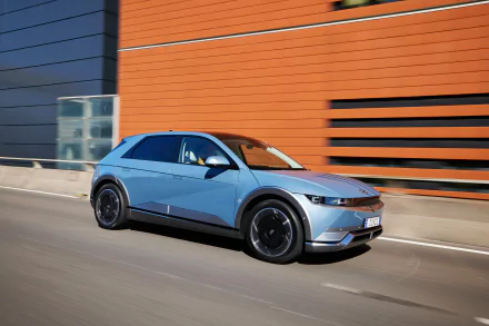 SUV vehicle Hyundai IONIQ 5 HD Desktop Wallpaper | Background Image