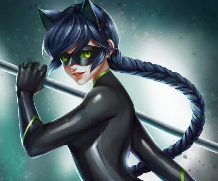braid Ladybug (Marinette Dupain-Cheng) TV Show Miraculous Ladybug HD Desktop Wallpaper | Background Image