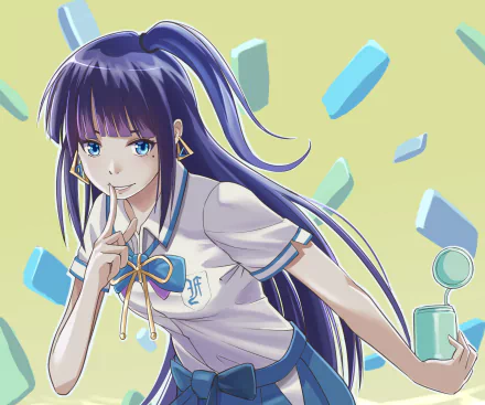 Aoi Fuji Anime Virtual Youtuber HD Desktop Wallpaper | Background Image