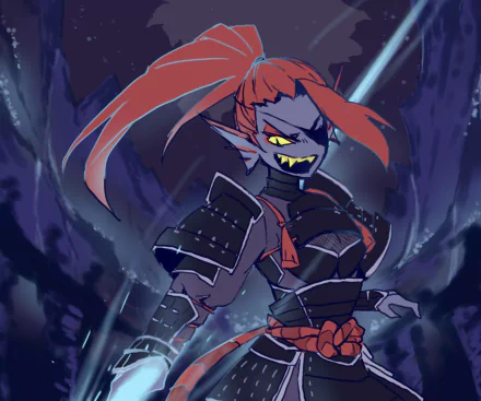 Undyne (Undertale) video game Undertale HD Desktop Wallpaper | Background Image