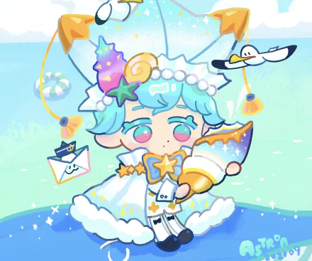 Peppermint Cookie (Cookie Run) video game Cookie Run: OvenBreak HD Desktop Wallpaper | Background Image