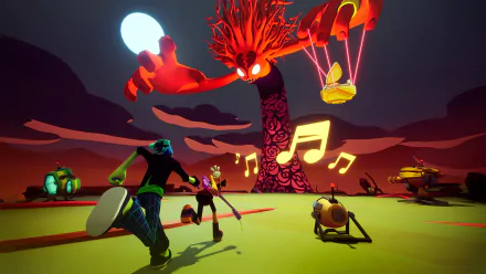 video game No Straight Roads HD Desktop Wallpaper | Background Image