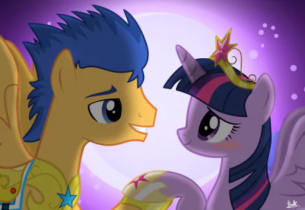 Flash Sentry Twilight Sparkle movie My Little Pony: Equestria Girls HD Desktop Wallpaper | Background Image
