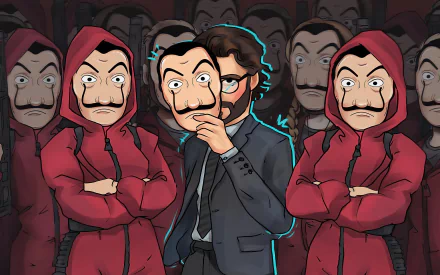 The Professor (La Casa De Papel) TV Show Money Heist HD Desktop Wallpaper | Background Image