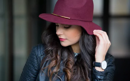 hat woman mood HD Desktop Wallpaper | Background Image