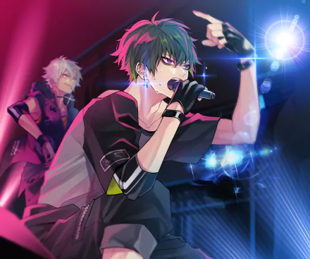 Mizuki (BlackStar) Heath (BlackStar) video game BlackStar ~Theater Starless~ HD Desktop Wallpaper | Background Image