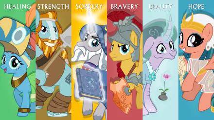 Meadowbrook (My Little Pony) Mistmane (My Little Pony) Rockhoof (My Little Pony) Somnambula (My Little Pony) Flash Magnus Star Swirl the Bearded TV Show My Little Pony: Friendship Is Magic HD Desktop Wallpaper | Background Image