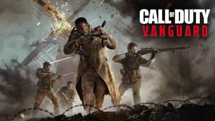 Call of Duty: Vanguard HD wallpaper featuring soldiers in combat for desktop background.