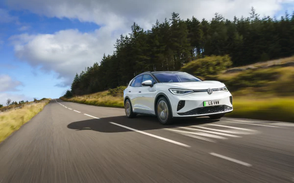 electric car Volkswagen ID.4 GTX vehicle Volkswagen ID.4 HD Desktop Wallpaper | Background Image