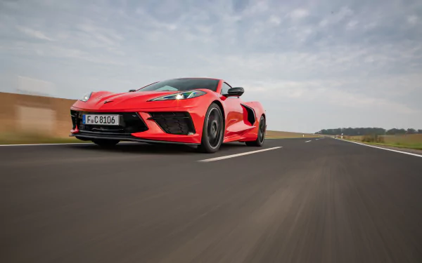 vehicle Chevrolet Corvette (C8) HD Desktop Wallpaper | Background Image