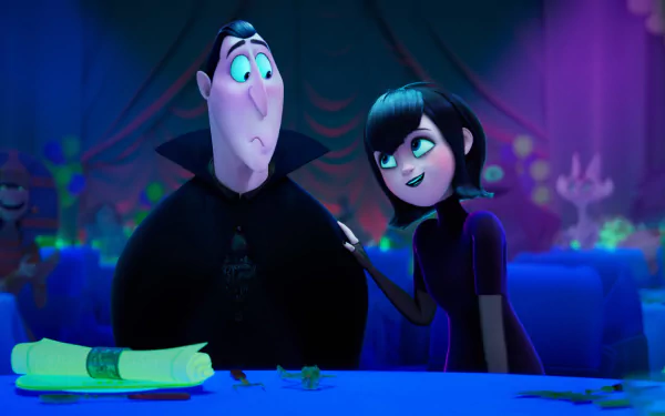 Mavis (Hotel Transylvania) Dracula (Hotel Transylvania) movie Hotel Transylvania: Transformania HD Desktop Wallpaper | Background Image