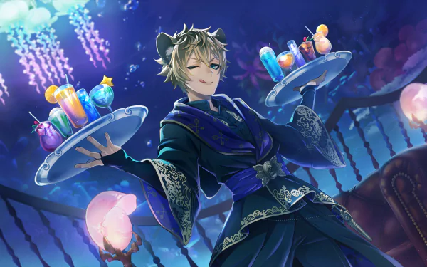 Ruggie Bucchi video game Twisted Wonderland HD Desktop Wallpaper | Background Image