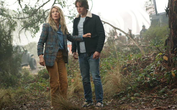 Natalie Zea Jack Martin TV Show La Brea HD Desktop Wallpaper | Background Image