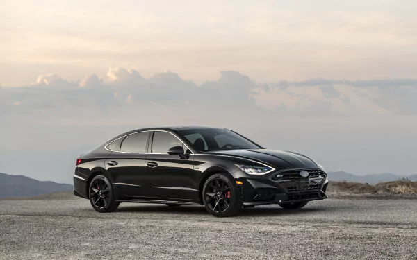 Hyundai Sonata vehicle Hyundai Sonata N Line HD Desktop Wallpaper | Background Image