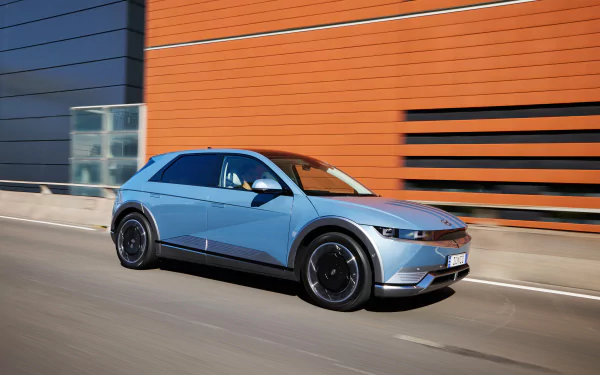 SUV vehicle Hyundai IONIQ 5 HD Desktop Wallpaper | Background Image