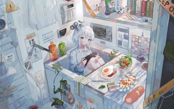 bathroom Anime girl anime girl HD Desktop Wallpaper | Background Image