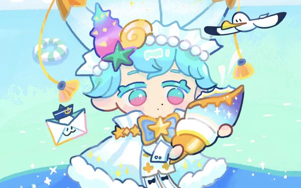 Peppermint Cookie (Cookie Run) video game Cookie Run: OvenBreak HD Desktop Wallpaper | Background Image