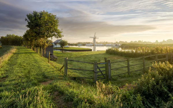  The Broads National Park, Thurne, Norfolk, England by Steven Docwra