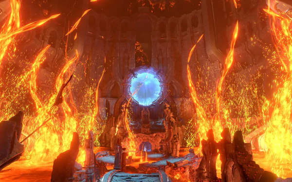 video game DOOM Eternal HD Desktop Wallpaper | Background Image