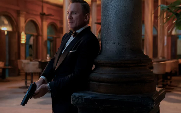 Daniel Craig James Bond movie No Time to Die HD Desktop Wallpaper | Background Image