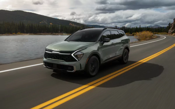 SUV vehicle Kia Sportage X-Pro HD Desktop Wallpaper | Background Image