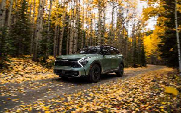 SUV vehicle Kia Sportage X-Pro HD Desktop Wallpaper | Background Image