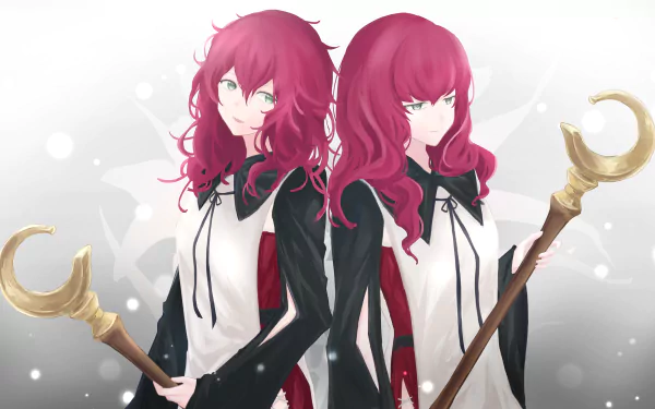 Devola (NIER) Popola (NIER) video game NieR Replicant HD Desktop Wallpaper | Background Image