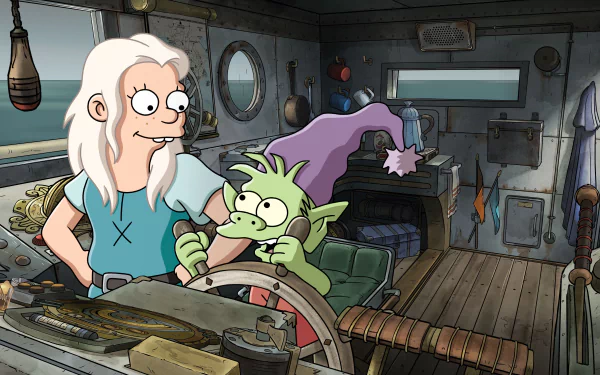 Bean (Disenchantment) Elfo (Disenchantment) TV Show Disenchantment HD Desktop Wallpaper | Background Image