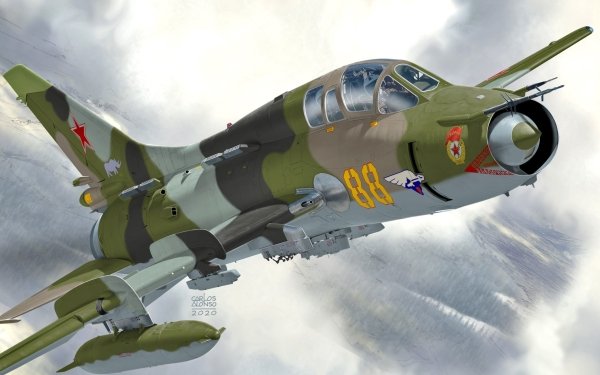 Military Aircraft Military Aircraft Sukhoi Su-17 HD Wallpaper | Background Image