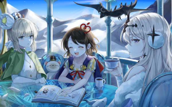 Nikinis (Alchemy Stars) Louise (Alchemy Stars) Bethlehem (Alchemy Stars) video game Alchemy Stars HD Desktop Wallpaper | Background Image