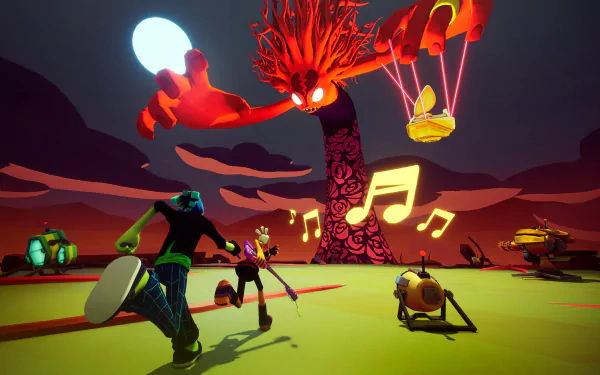 video game No Straight Roads HD Desktop Wallpaper | Background Image