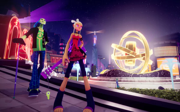 video game No Straight Roads HD Desktop Wallpaper | Background Image