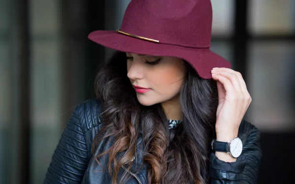 hat woman mood HD Desktop Wallpaper | Background Image