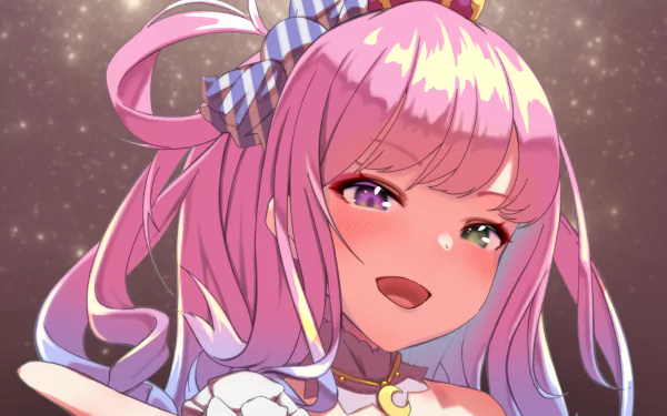 pink hair hololive Himemori Luna Anime Virtual Youtuber HD Desktop Wallpaper | Background Image
