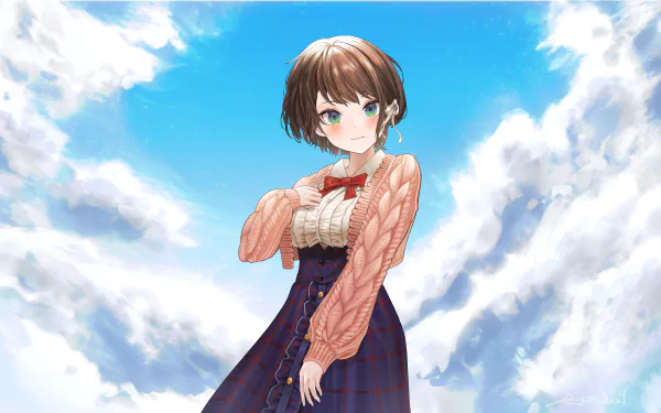 hololive Oozora Subaru Anime Virtual Youtuber HD Desktop Wallpaper | Background Image