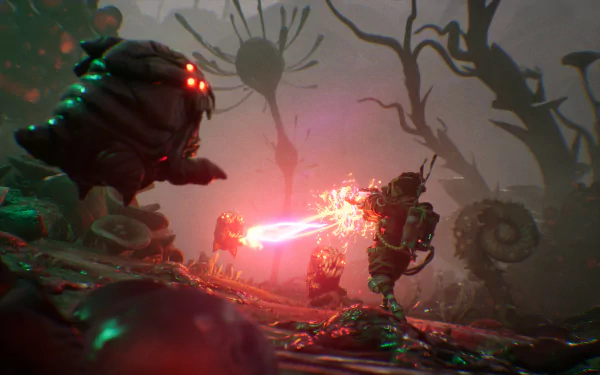 video game The Gunk HD Desktop Wallpaper | Background Image