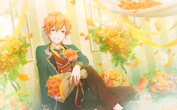 Shinonome Akito video game Project Sekai: Colorful Stage! feat. Hatsune Miku HD Desktop Wallpaper | Background Image