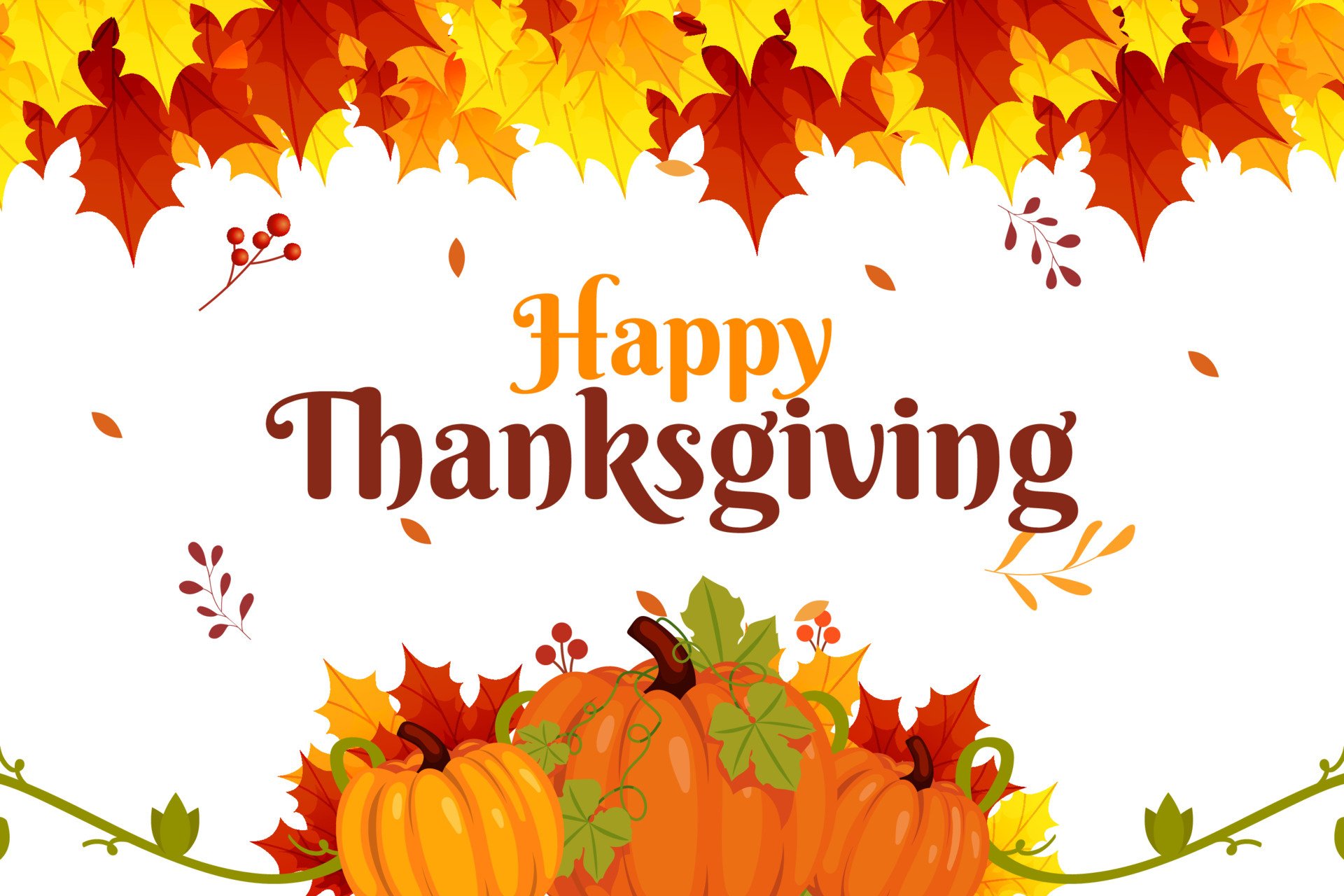 Download Happy Thanksgiving Holiday Thanksgiving HD Wallpaper