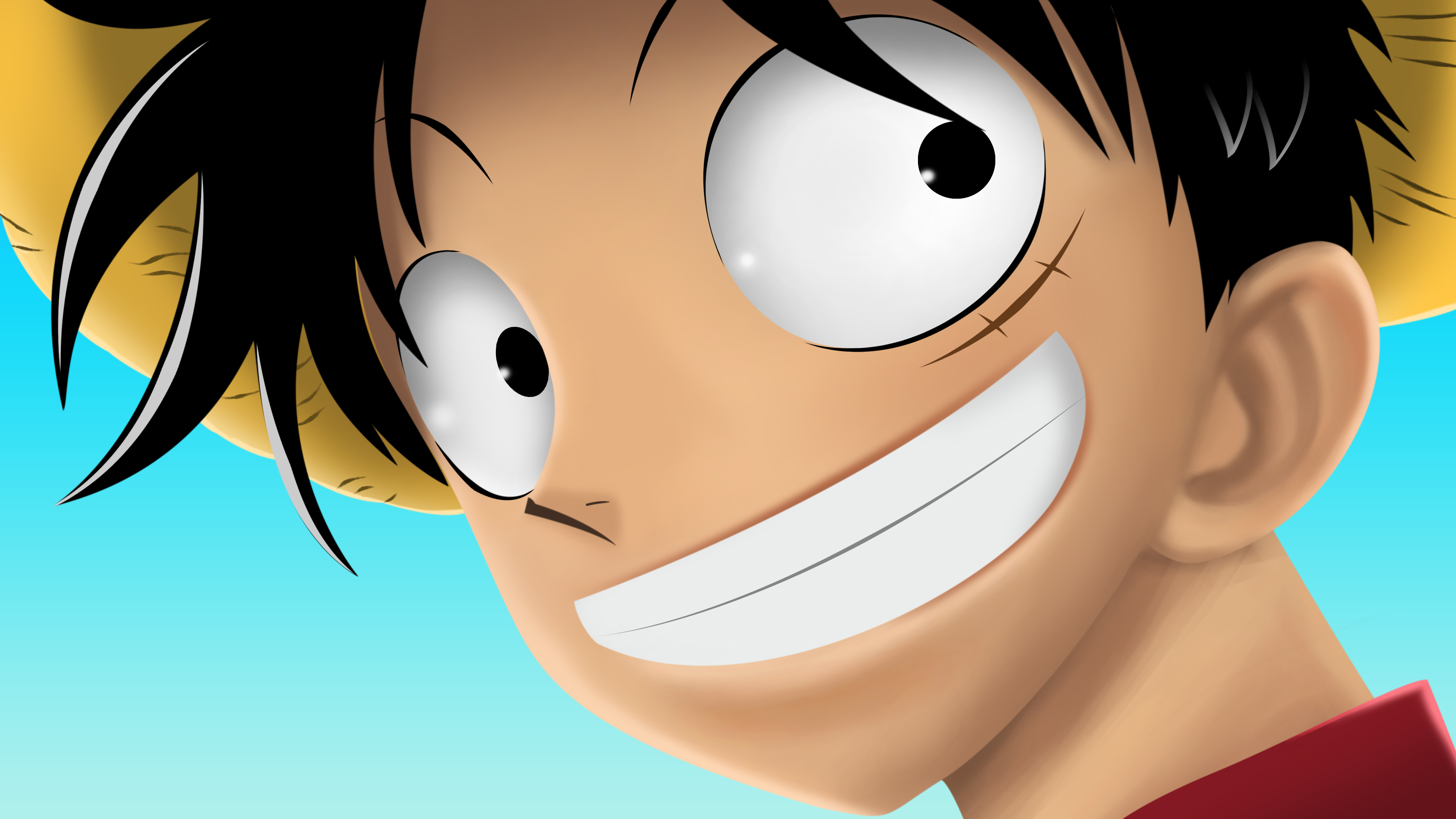 One Piece anime - Straw hat Monkey D Luffy
