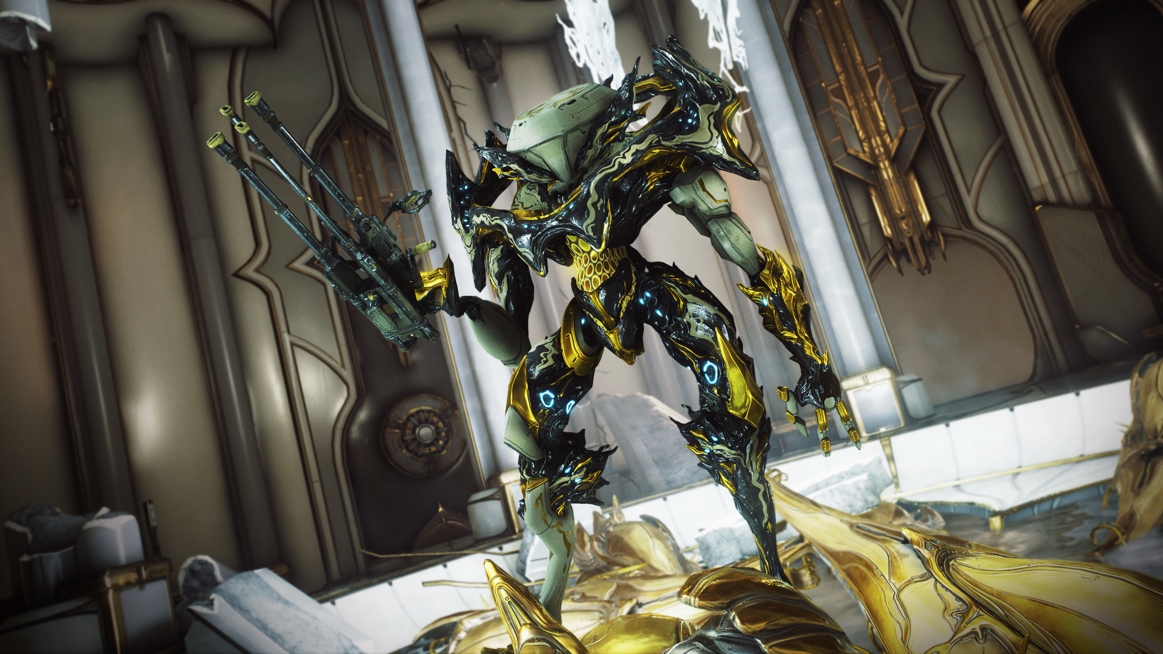 Download Video Game Warframe 4k Ultra HD Wallpaper