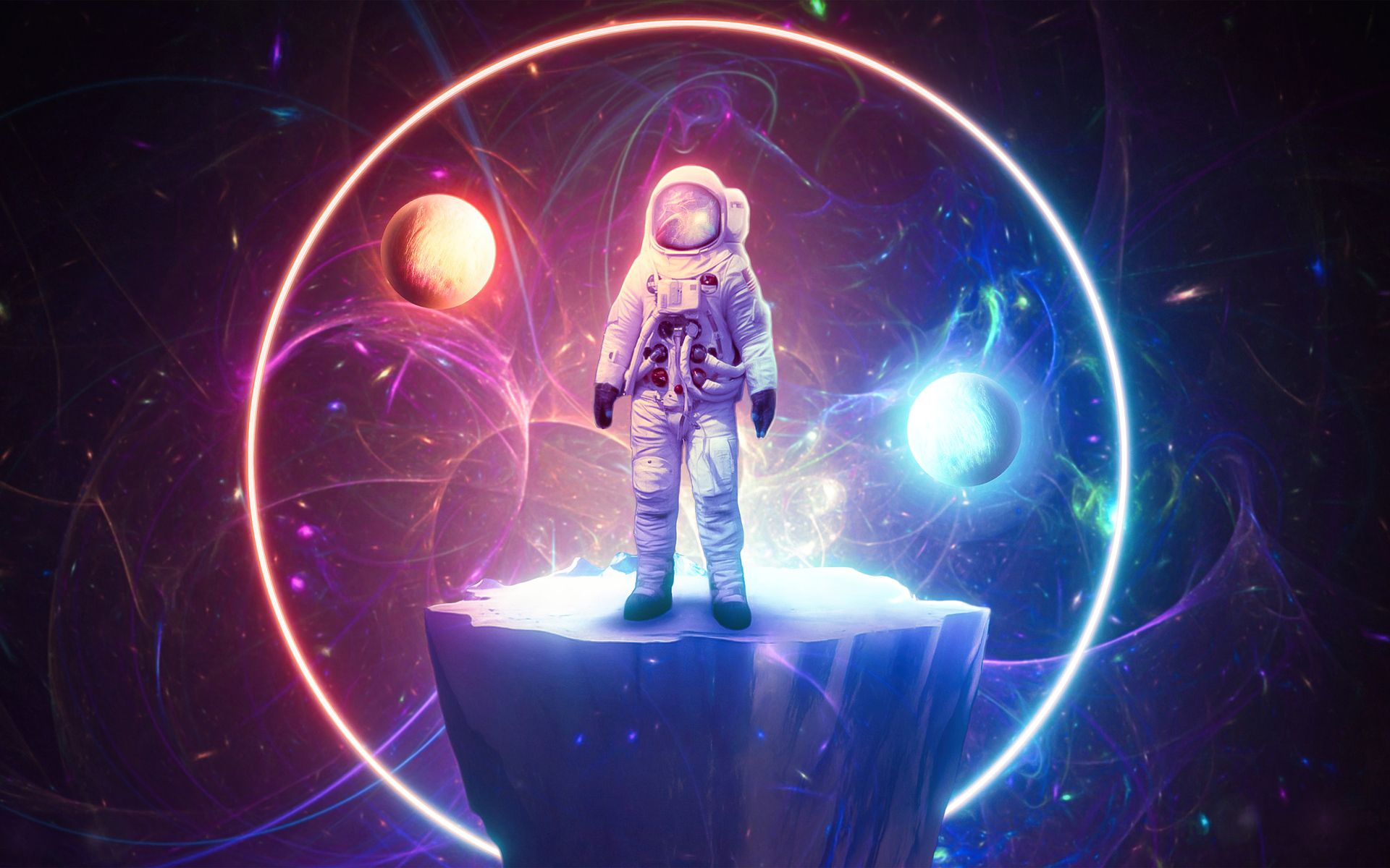Download Sci Fi Astronaut HD Wallpaper by robydesignsofficial