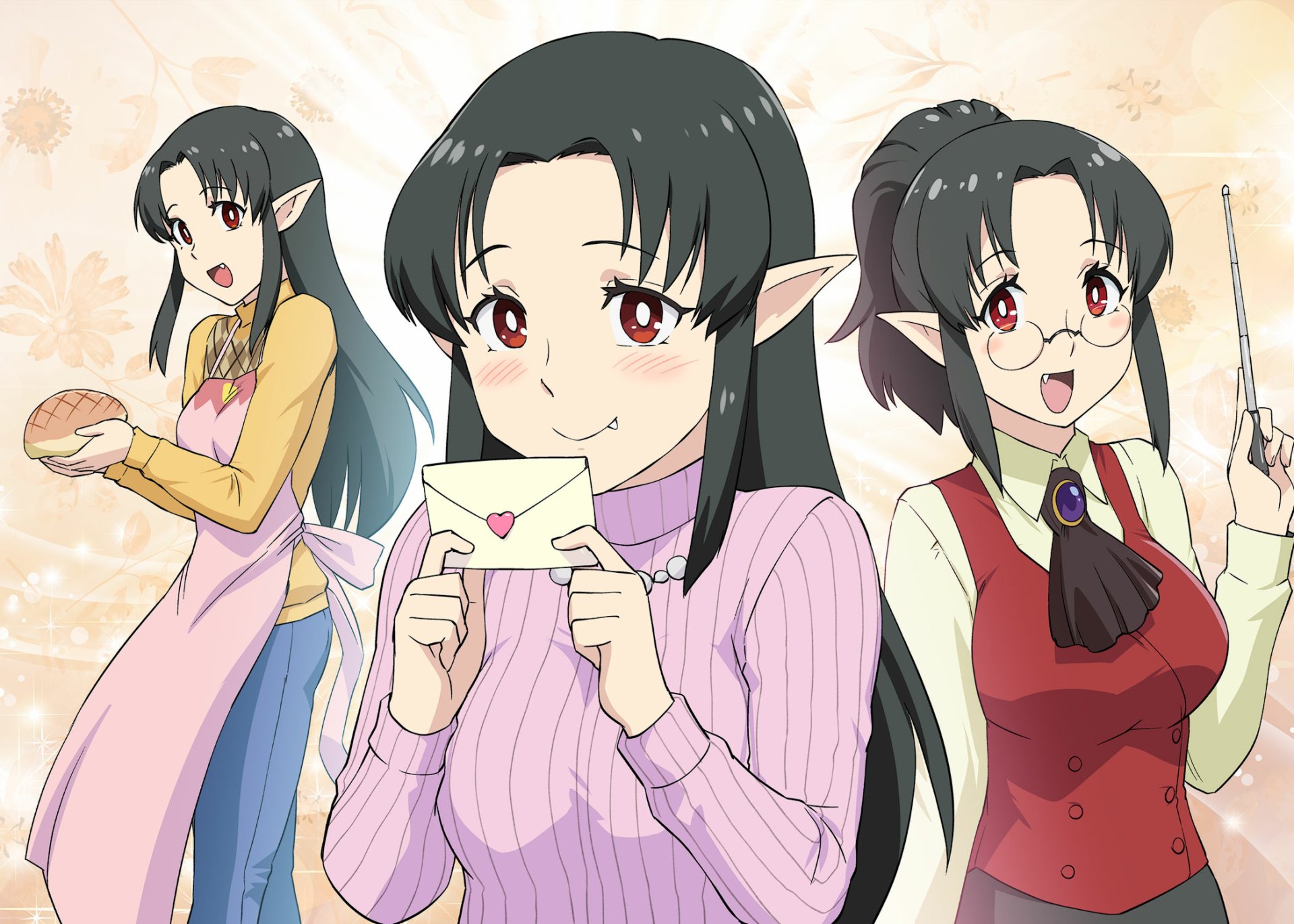 Download Handa Akemi Anime The Vampire Dies In No Time HD Wallpaper