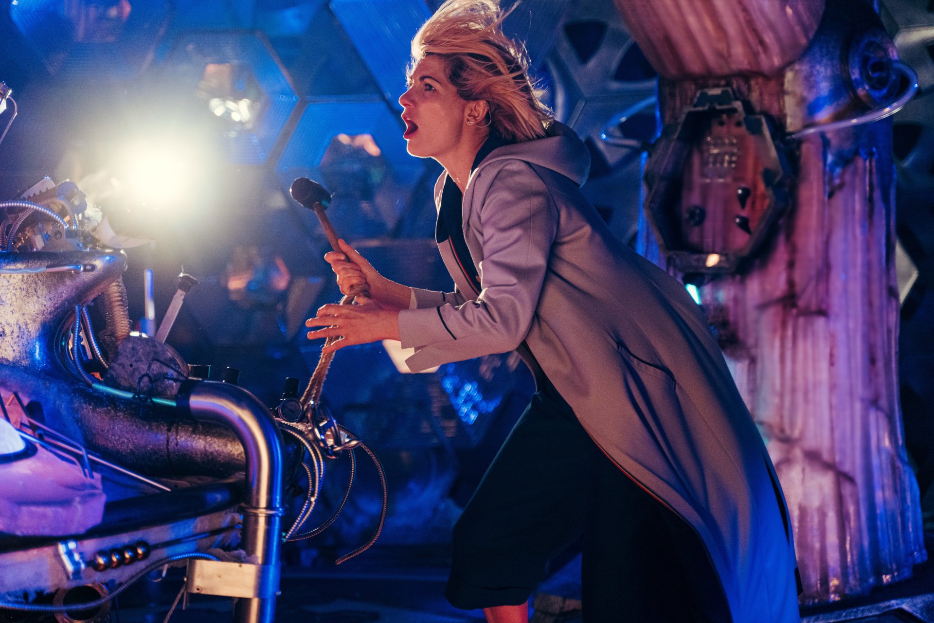 Download Thirteenth Doctor Jodie Whittaker TV Show Doctor Who (2005) 4k Ultra HD Wallpaper